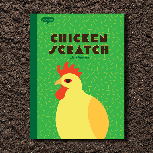 JoJo Bolt Chicken Scratch Lined Notebook, 7"x9.2"