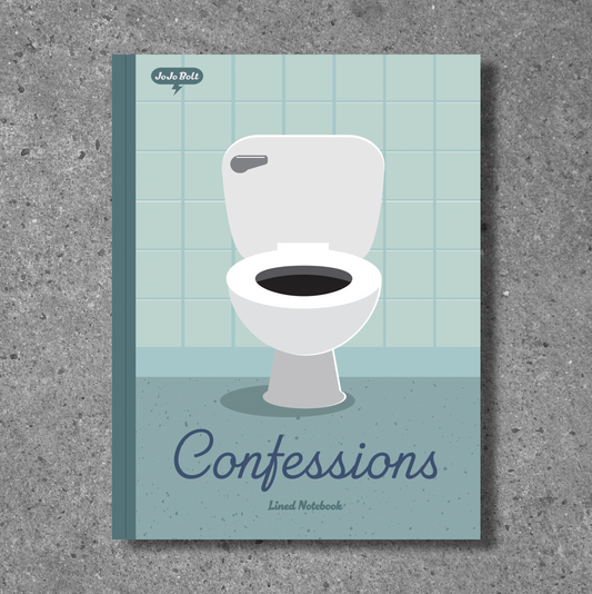 JoJo Bolt Confessions Lined Notebook, 7"x9.2"